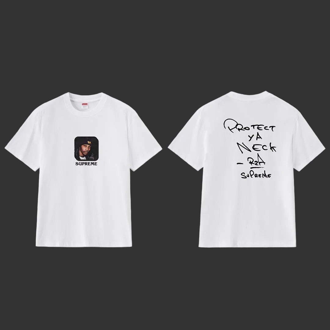 Supreme RZA / Wu-Tang “Protect Ya Neck” White Tee