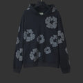 Denim Teras Cotton Wreath Pullover All Black