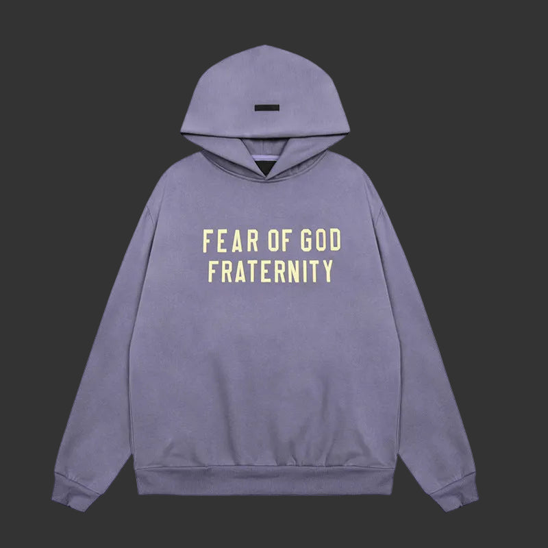 Fear of God Essentials Fraternity Heavy Fleece Hoodie 'Lavender'