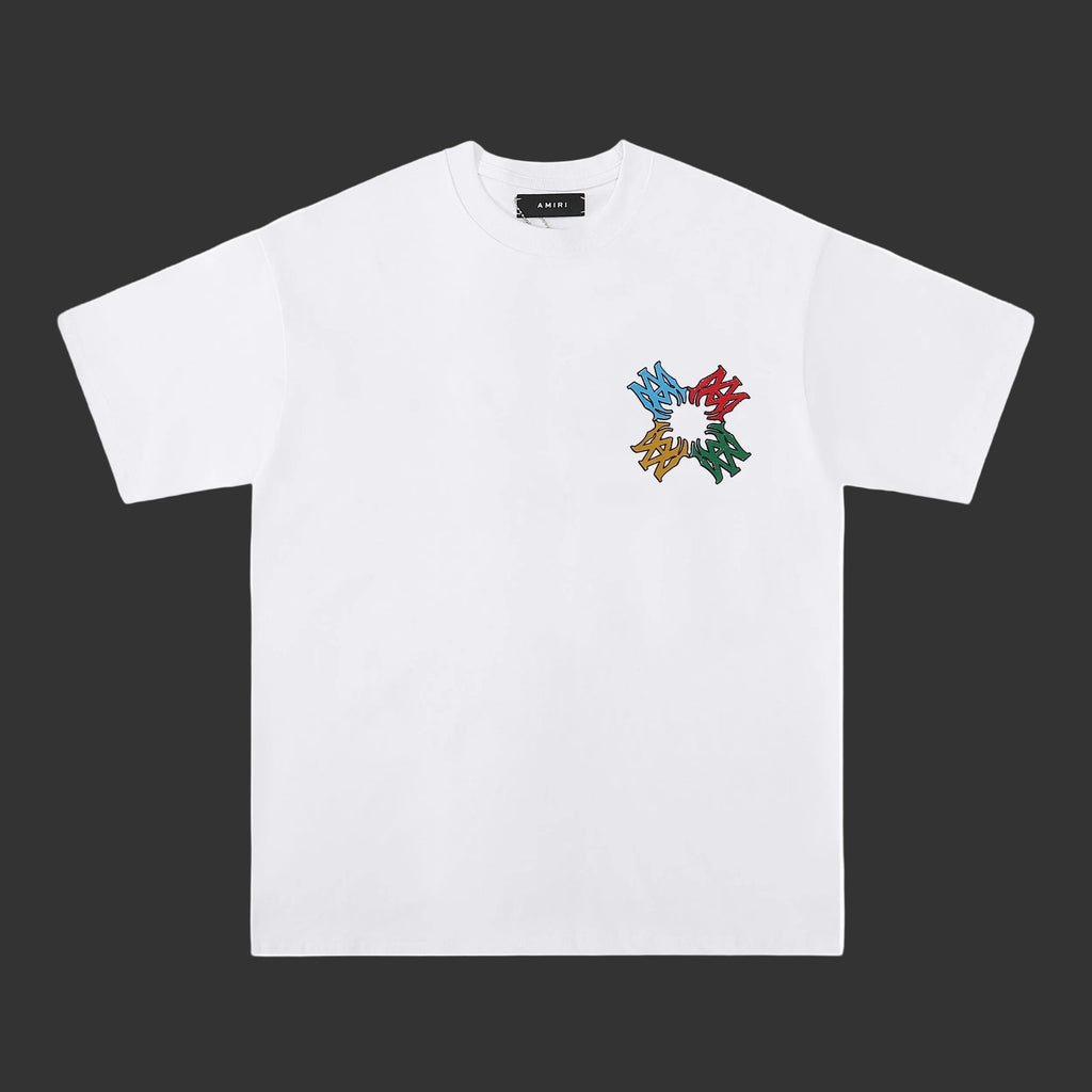 Amiri Multicolor Graffiti Star Tee
