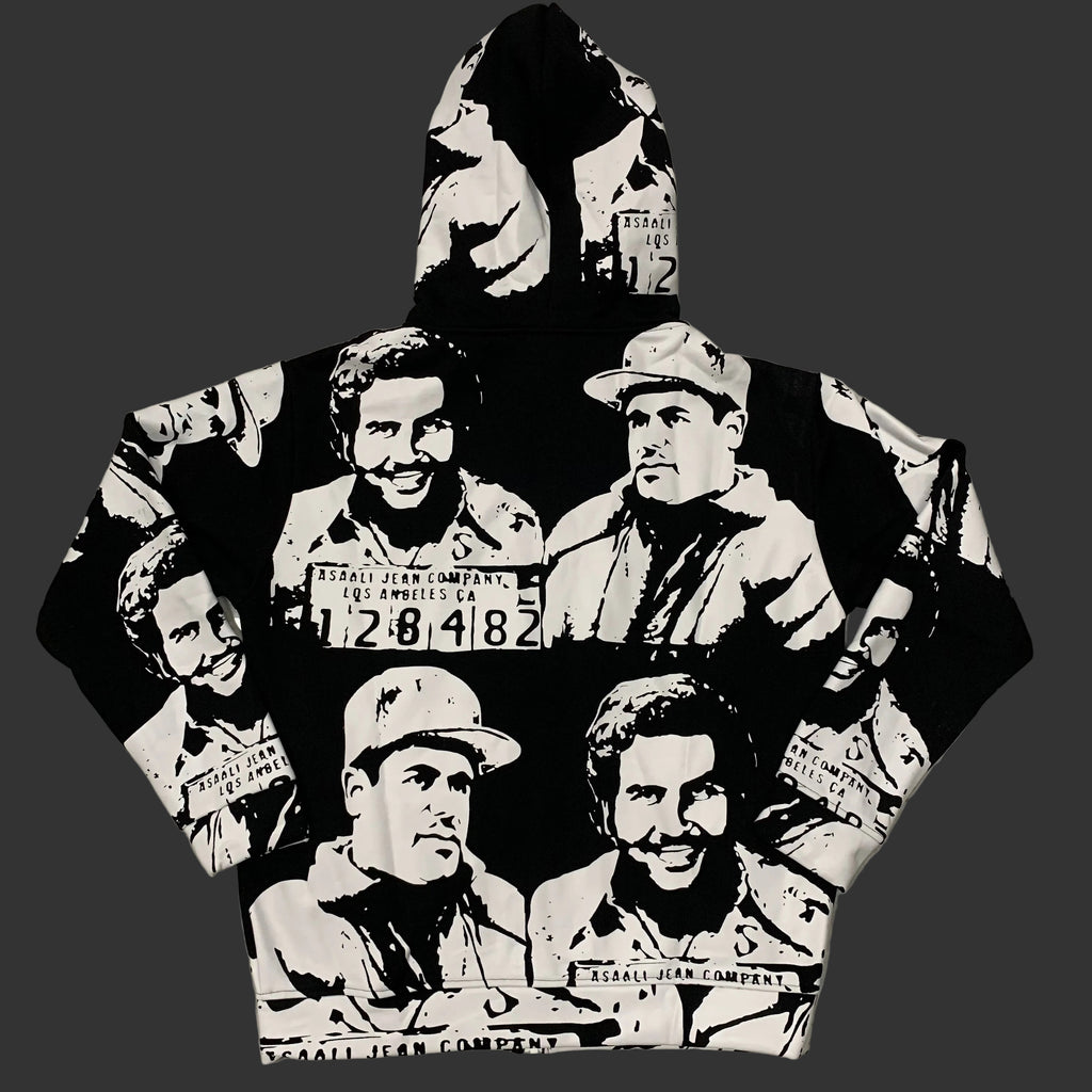 Cough Syrup x Asaali Narcos Zip Up White