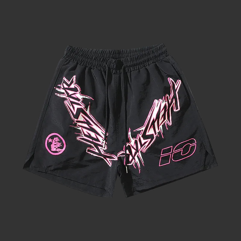 Hellstar 'Future' Nylon Track Shorts