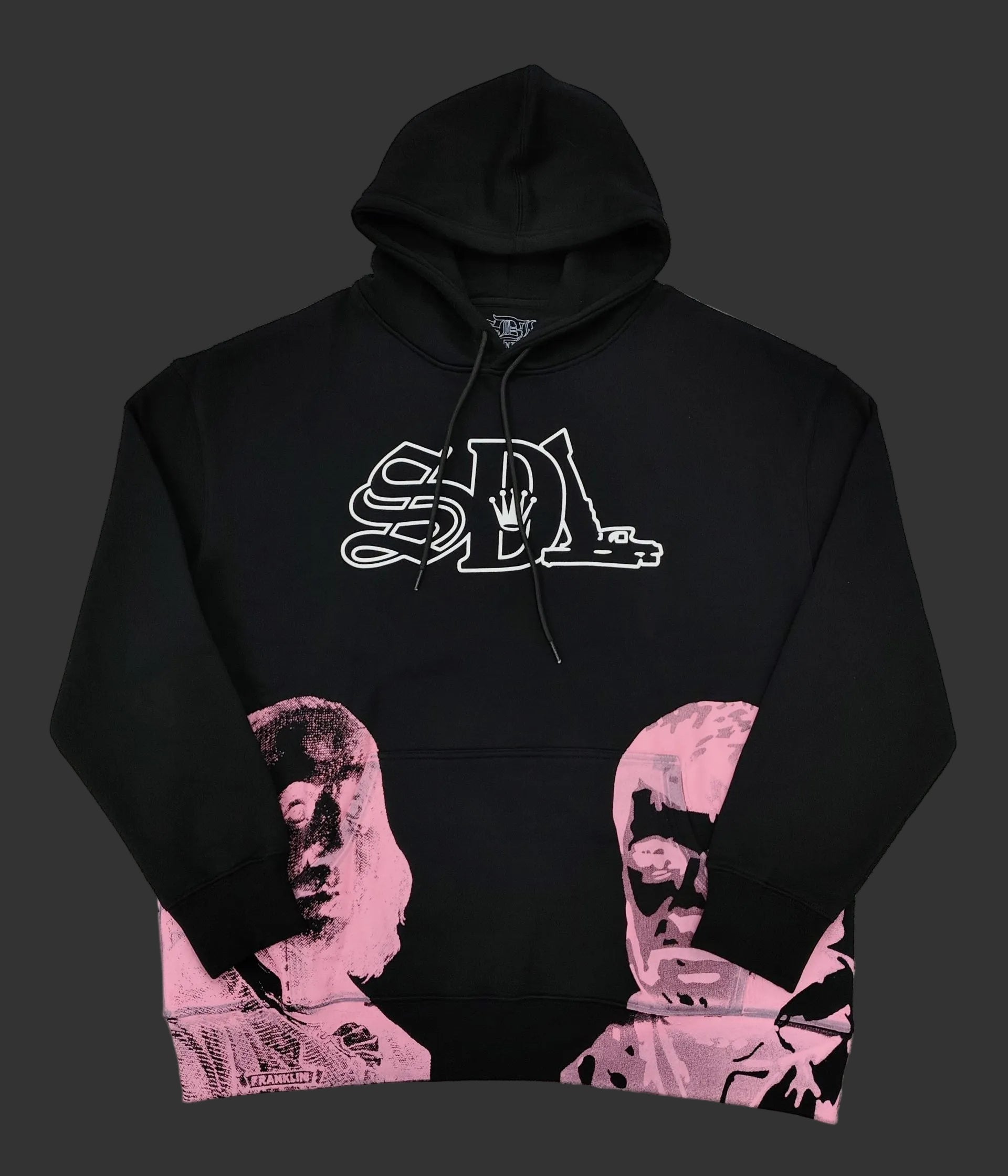 SDL Hoodie Black/Pink