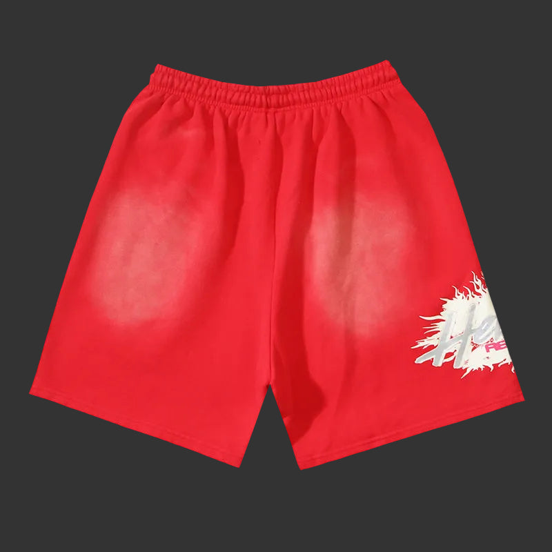 Hellstar Is This What Heaven Sounds Like Shorts Red