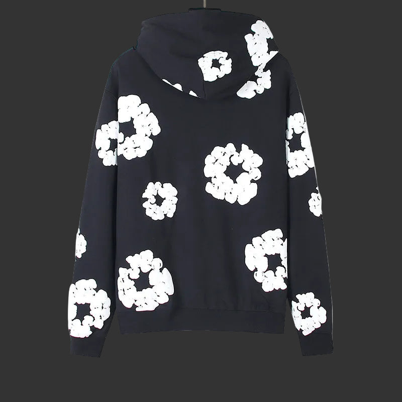 Denim Tears Cotton Wreath Black Pullover