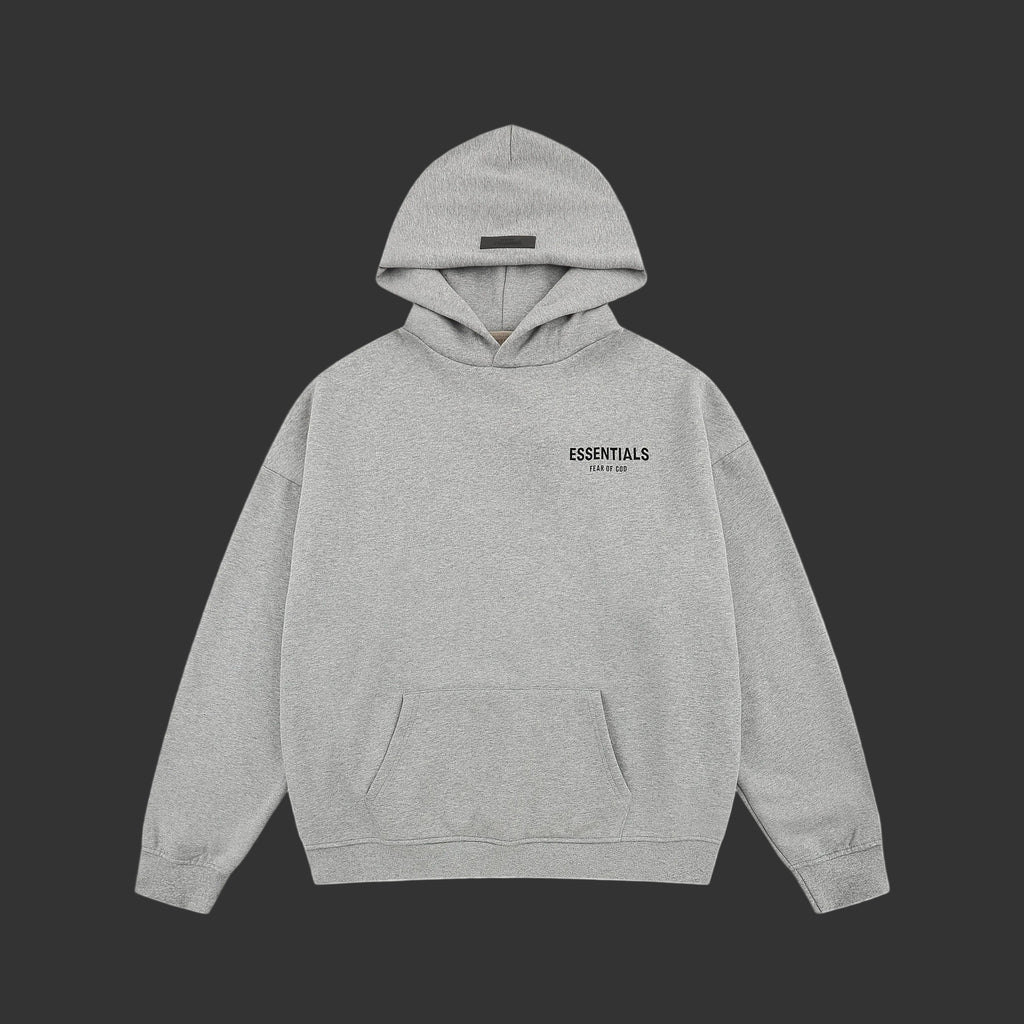 Fear of God Essentials Pullover Hoodie 'Light Heather Oatmeal'