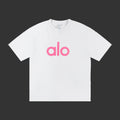 Alo Candy Heart Graphic White Tee