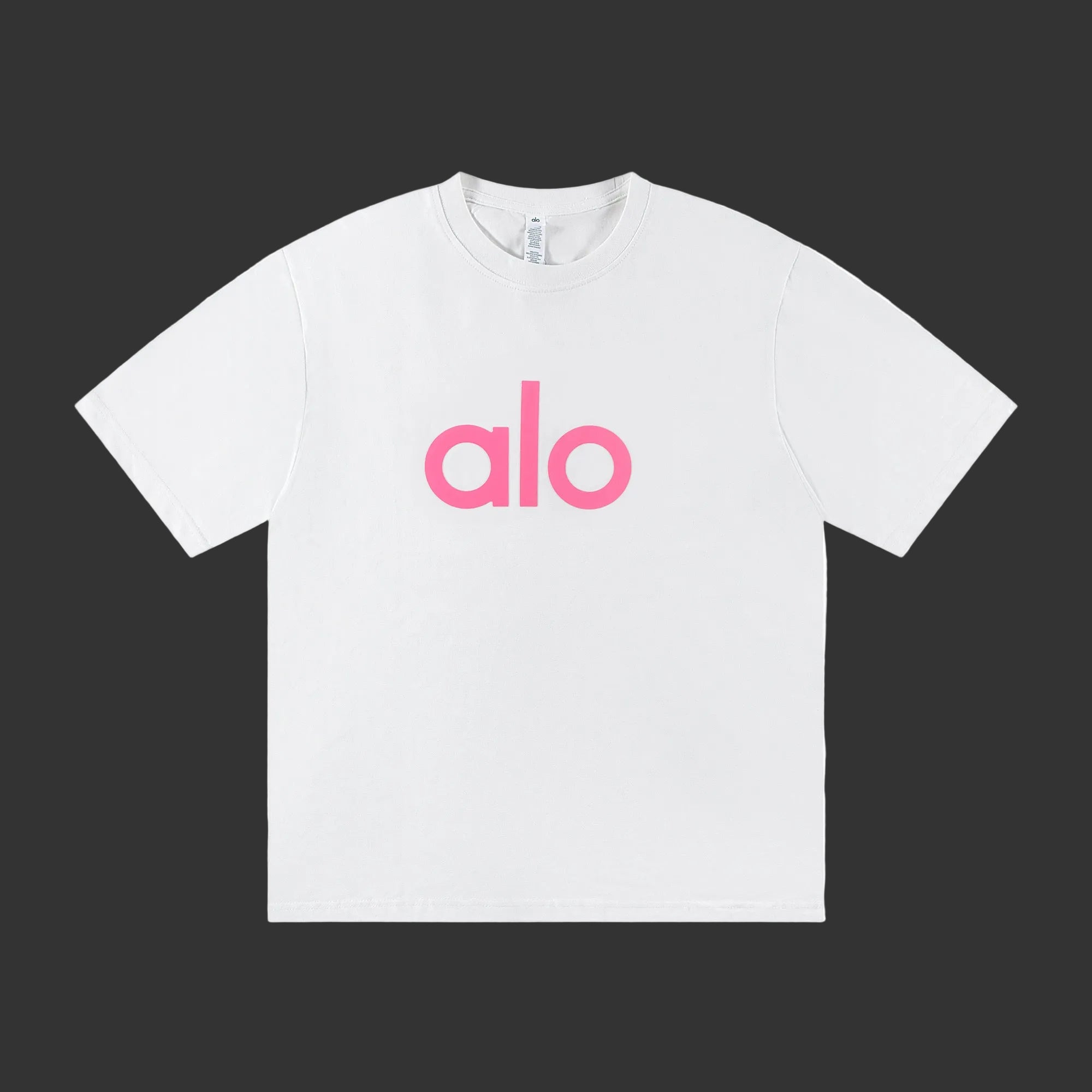 Alo Candy Heart Graphic White Tee