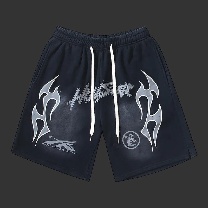 Hellstar 'Path to Paradise' Fleece Shorts