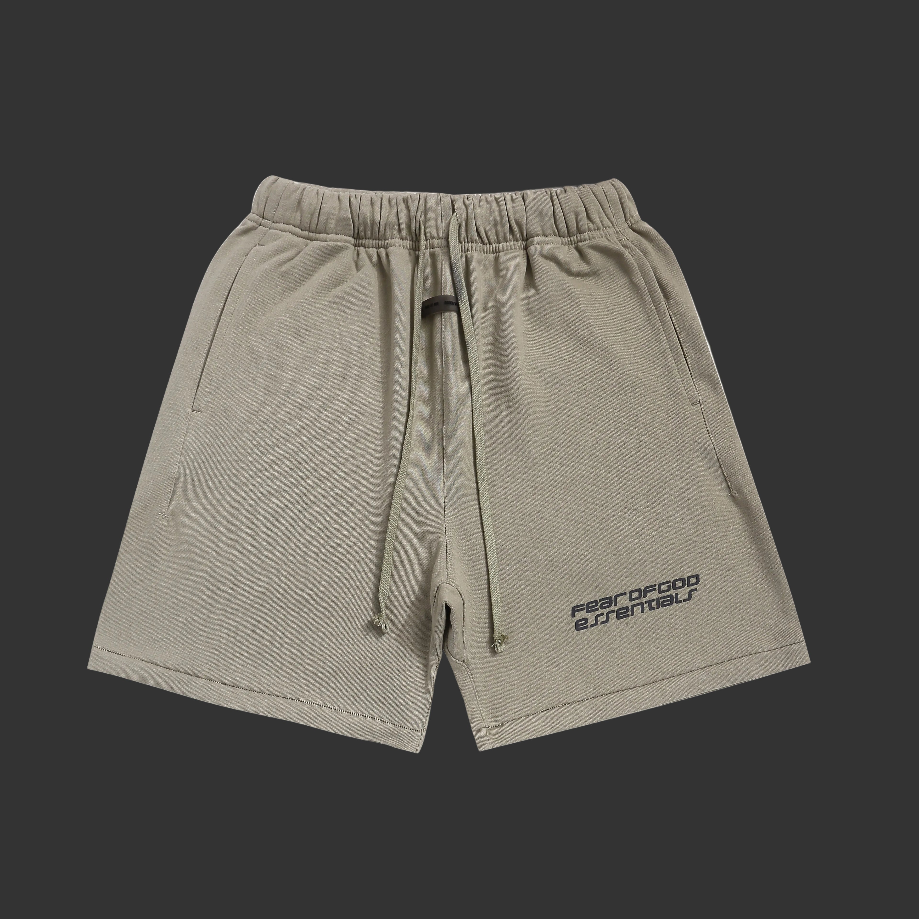 Essentials Classic Short Oatmeal Heather