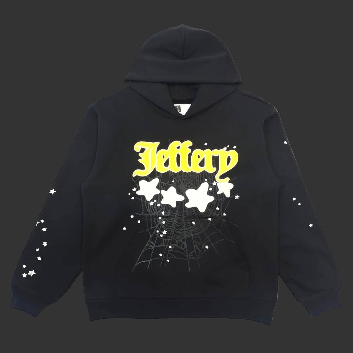 Sp5der Black Jeffery Hoodie