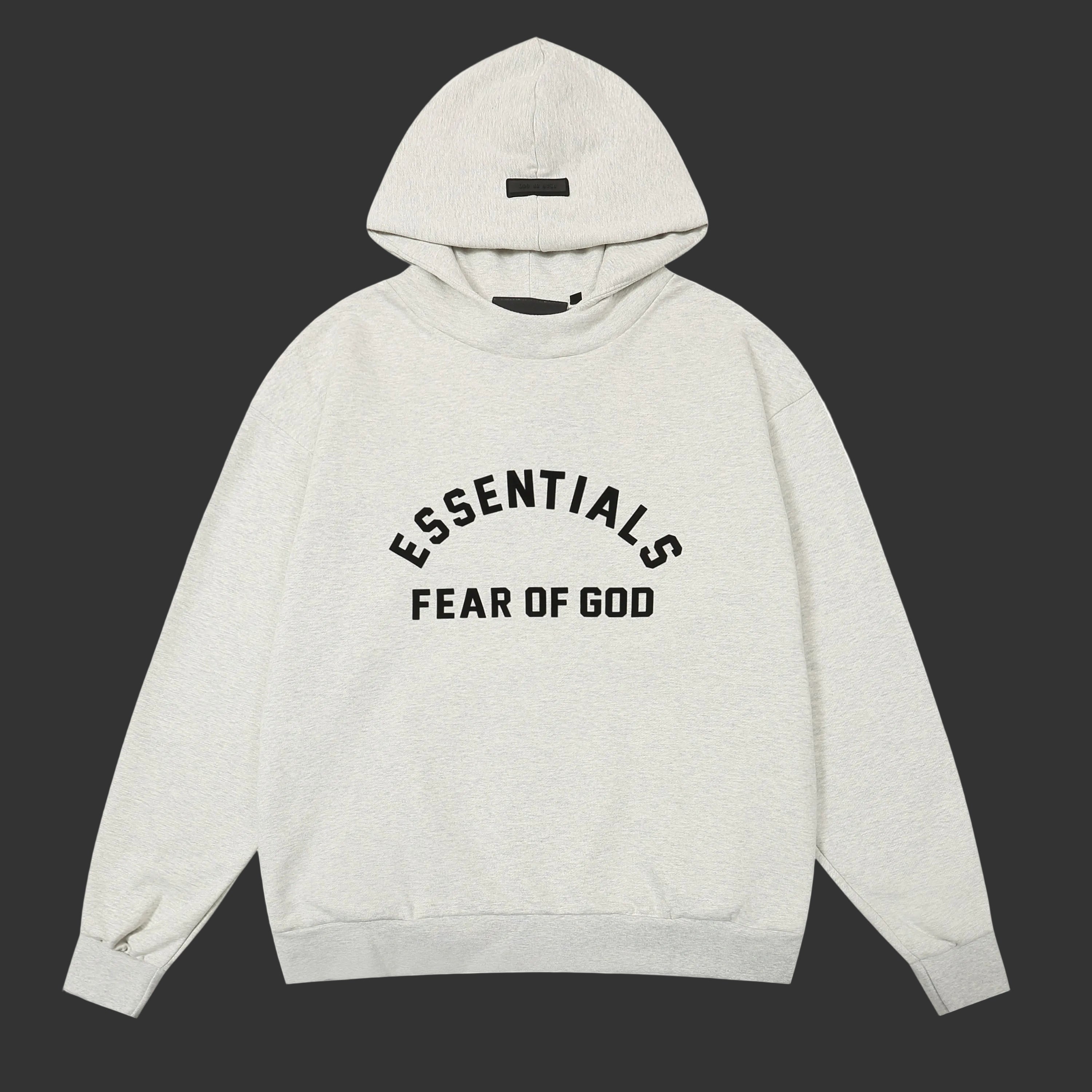 Fear of God Essentials Pullover Hoodie 'Light Heather Oatmeal'
