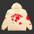Sp5der White Red Beluga Hoodie