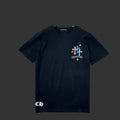 Chrome Hearts Multi Cross Wreath / Cemetery Scroll Tee (Black)