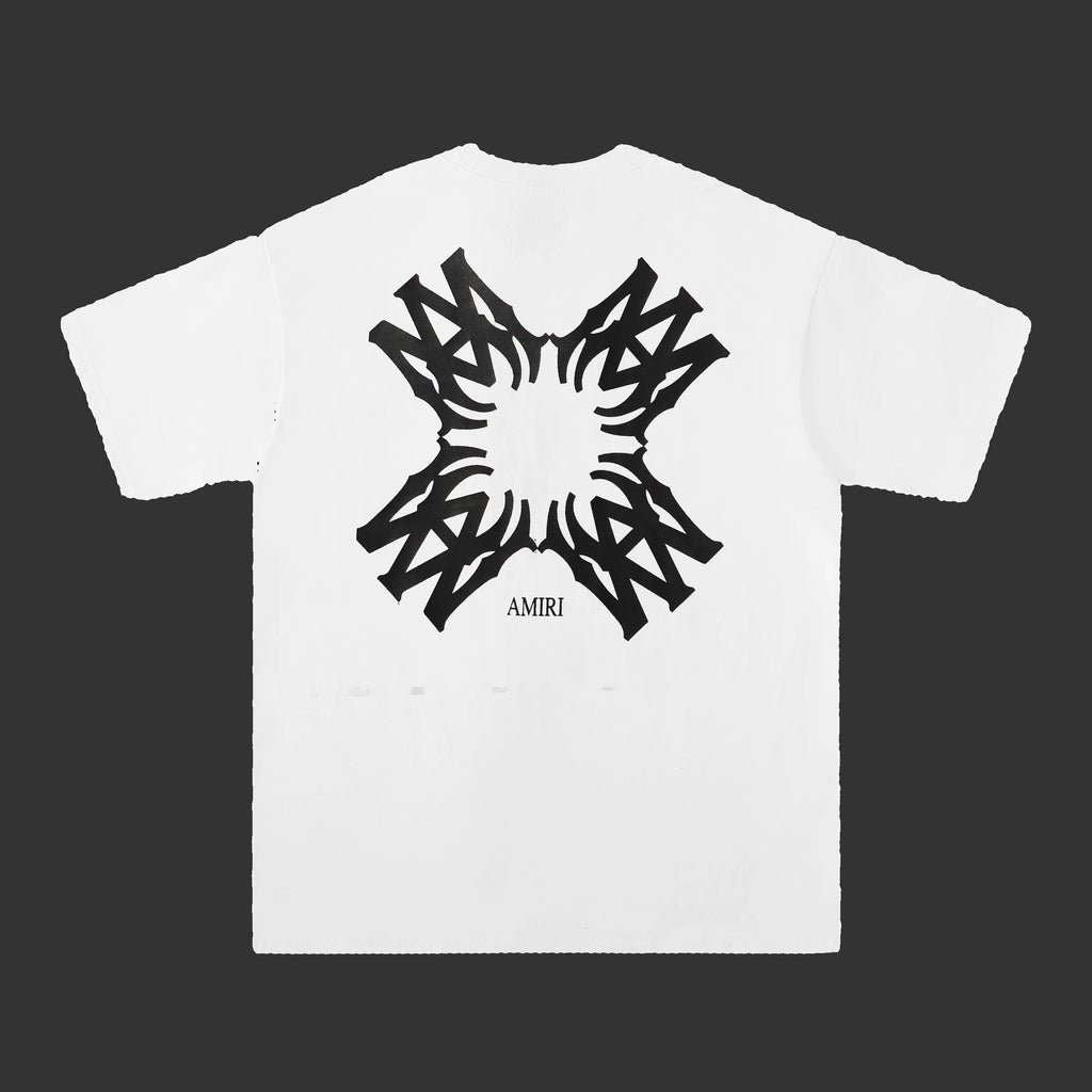 Amiri Monochrome Graffiti Star Tee
