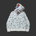 Space Camo Shark WGM Full Zip Hoodie