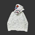 City Camo Shark Full Zip Hoodie (Glow in the Dark)