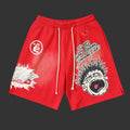 Hellstar Is This What Heaven Sounds Like Shorts Red