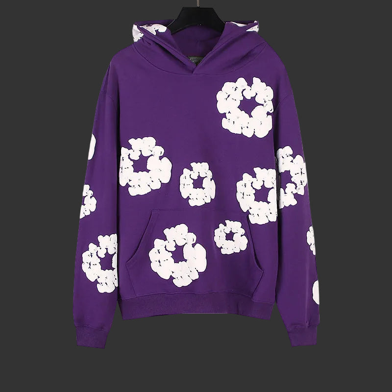 Denim Tears Cotton Wreath Pullover Purple