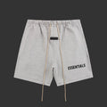 Essentials Classic Logo Fleece Shorts Light Oatmeal