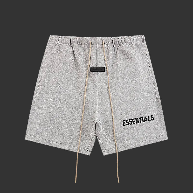Essentials Classic Logo Fleece Shorts Light Oatmeal