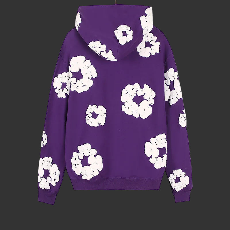 Denim Tears Cotton Wreath Pullover Purple