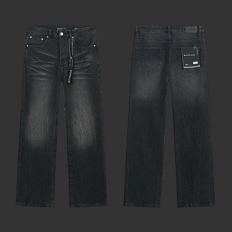 Purple Black Wash Jeans