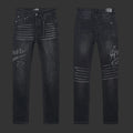 Amiri Script Logo Jeans (Black)
