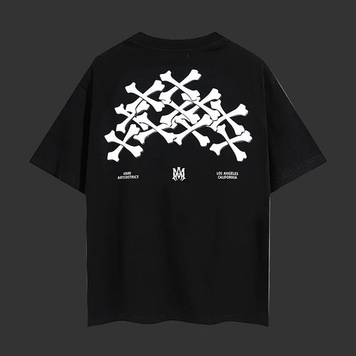 Amiri Bones Stacked Tee (black)