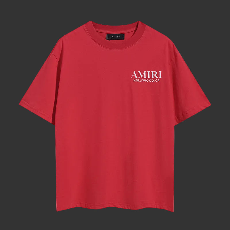 Amiri Bones Stacked Tee (red)