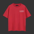 Amiri Bones Stacked Tee (red)