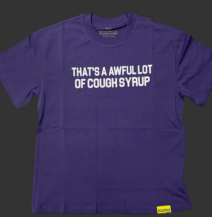 Classic Cough Syrup Tee Purple