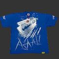 Blade Setting Lines BLUE Tee By ASAALI