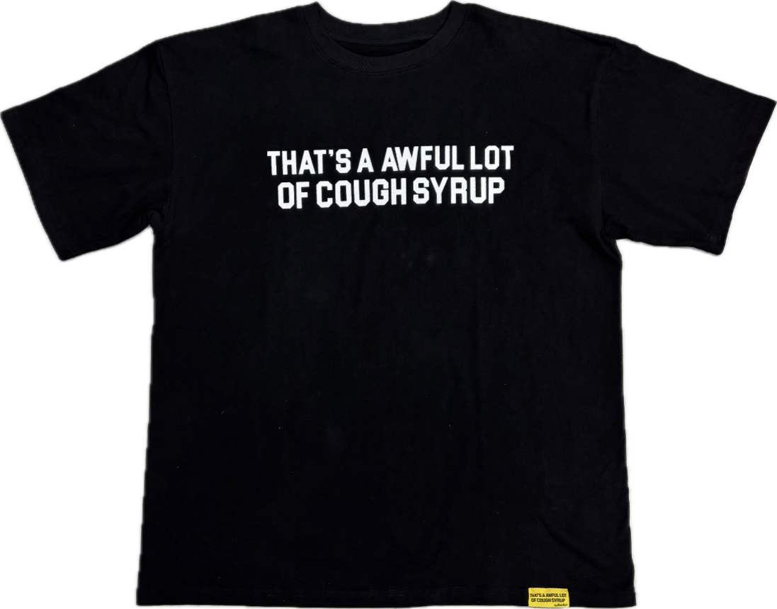 Classic Cough Syrup Tee Black