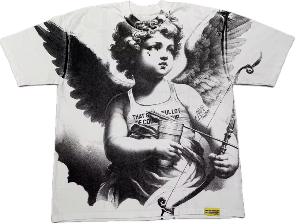 Cupid Tattoo T-Shirt Mens