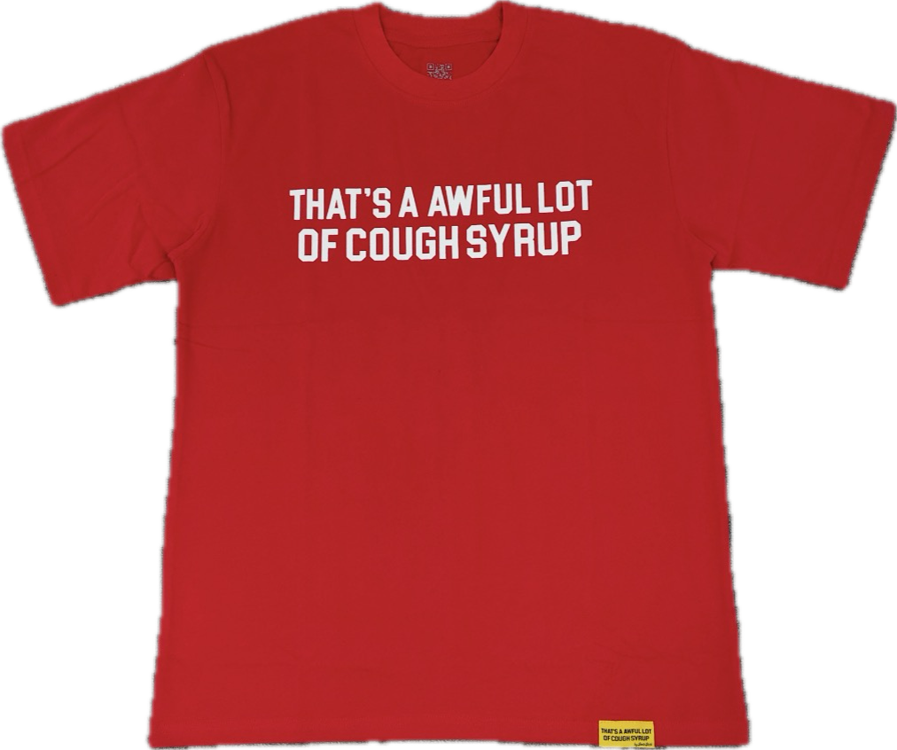 Classic Cough Syrup Tee Red