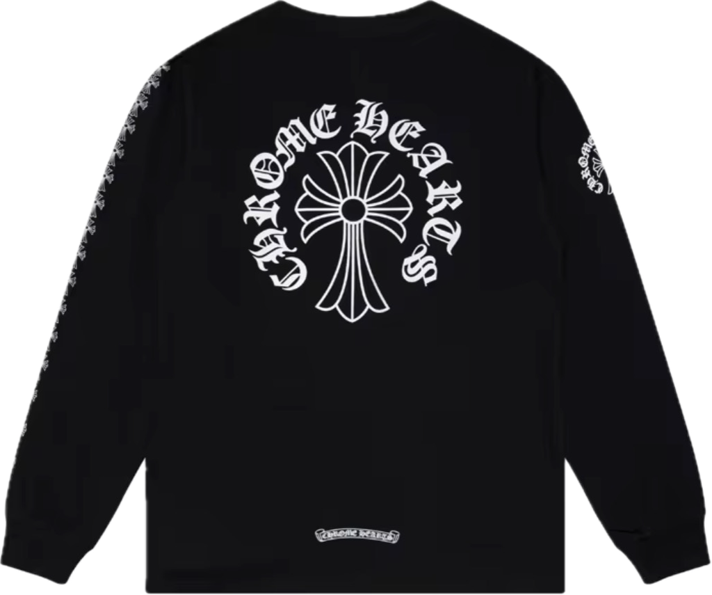 Chrome Hearts Cross Emblem Logo Long Sleeve Tee