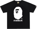 BAPE ABC CAMO BIG APE HEAD TEE MENS (black x white)