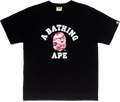 BAPE ABC CAMO COLLEGE TEE MENS (black x pink)