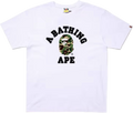 BAPE ABC CAMO COLLEGE TEE MENS (white x green)