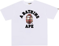 BAPE ABC CHECK COLLEGE TEE (black)