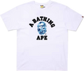 BAPE ABC CAMO COLLEGE TEE MENS (white x blue)