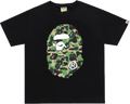 BAPE CAMO BIG APE HEAD TEE MENS (black x green)