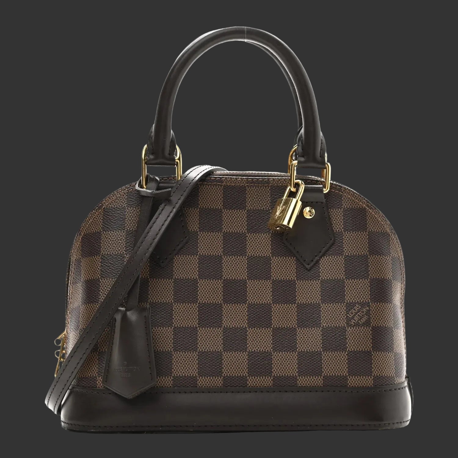 Louis Vuitton “Alma BB” Style – Damier Ebène Canvas