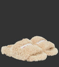 Balenciaga Fur Slides White