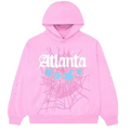 Sp5der Pink Atlanta Hoodie