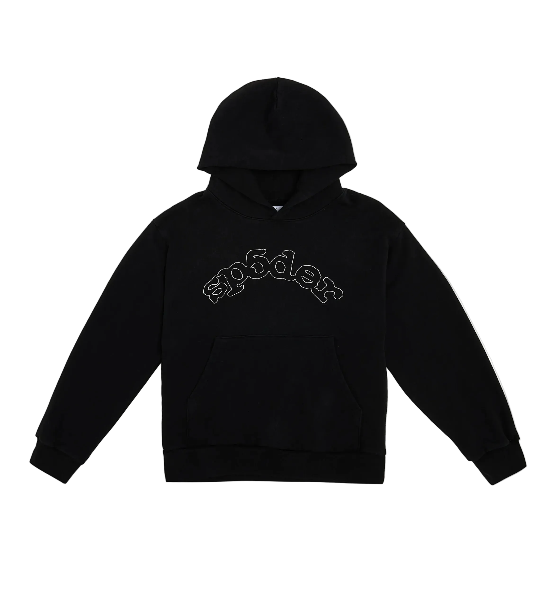 Sp5der OG Black Web Hoodie