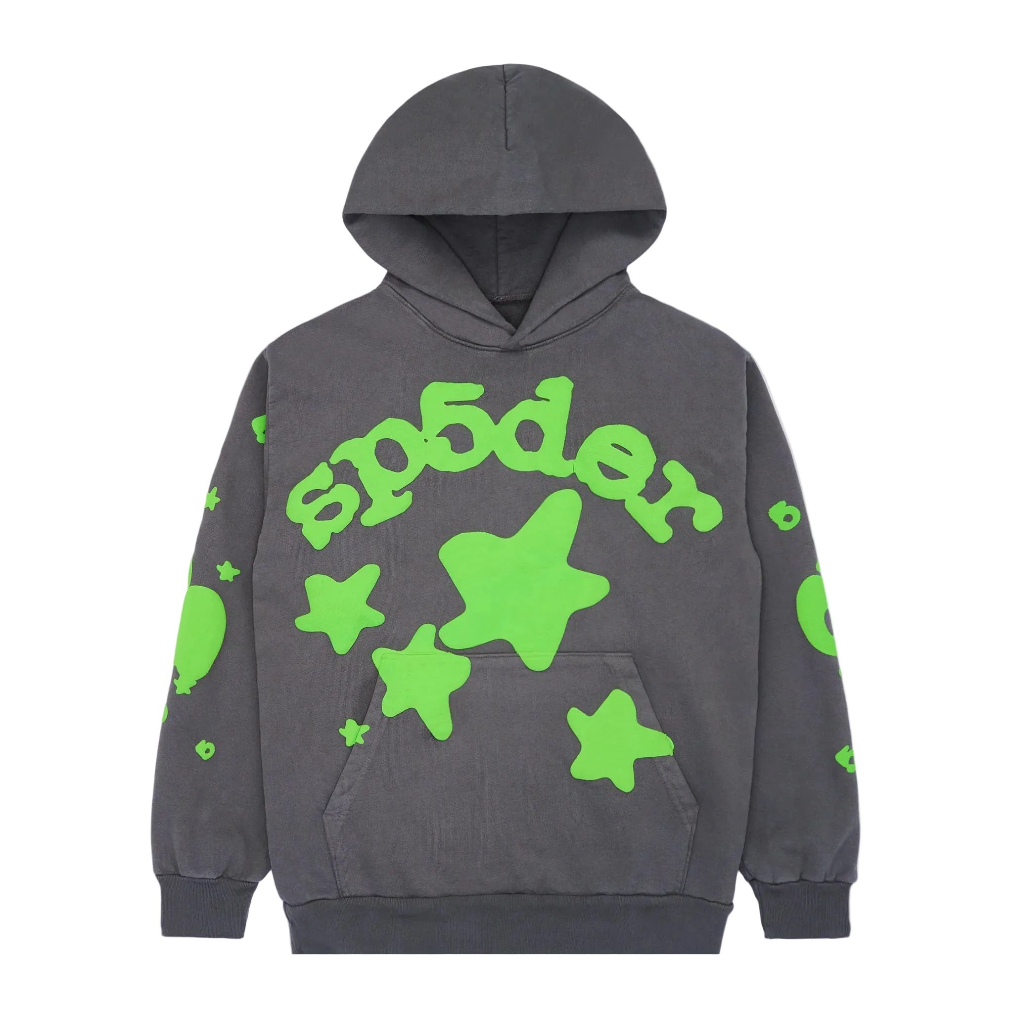 Sp5der Slate Grey Beluga Hoodie