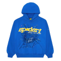 Sp5der Blue Web Hoodie