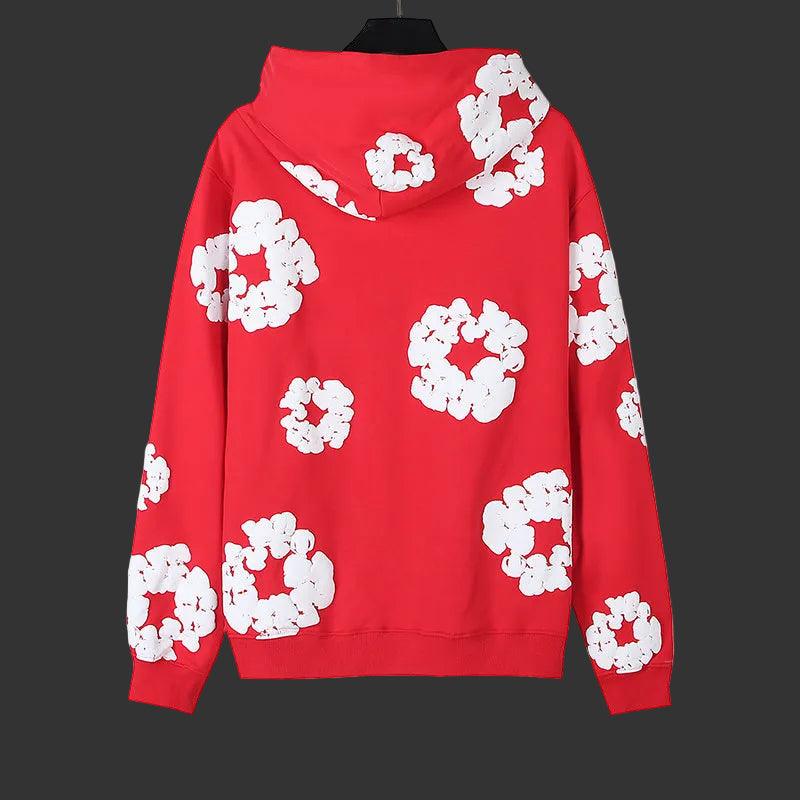 Denim Tears Cotton Wreath Pullover Red